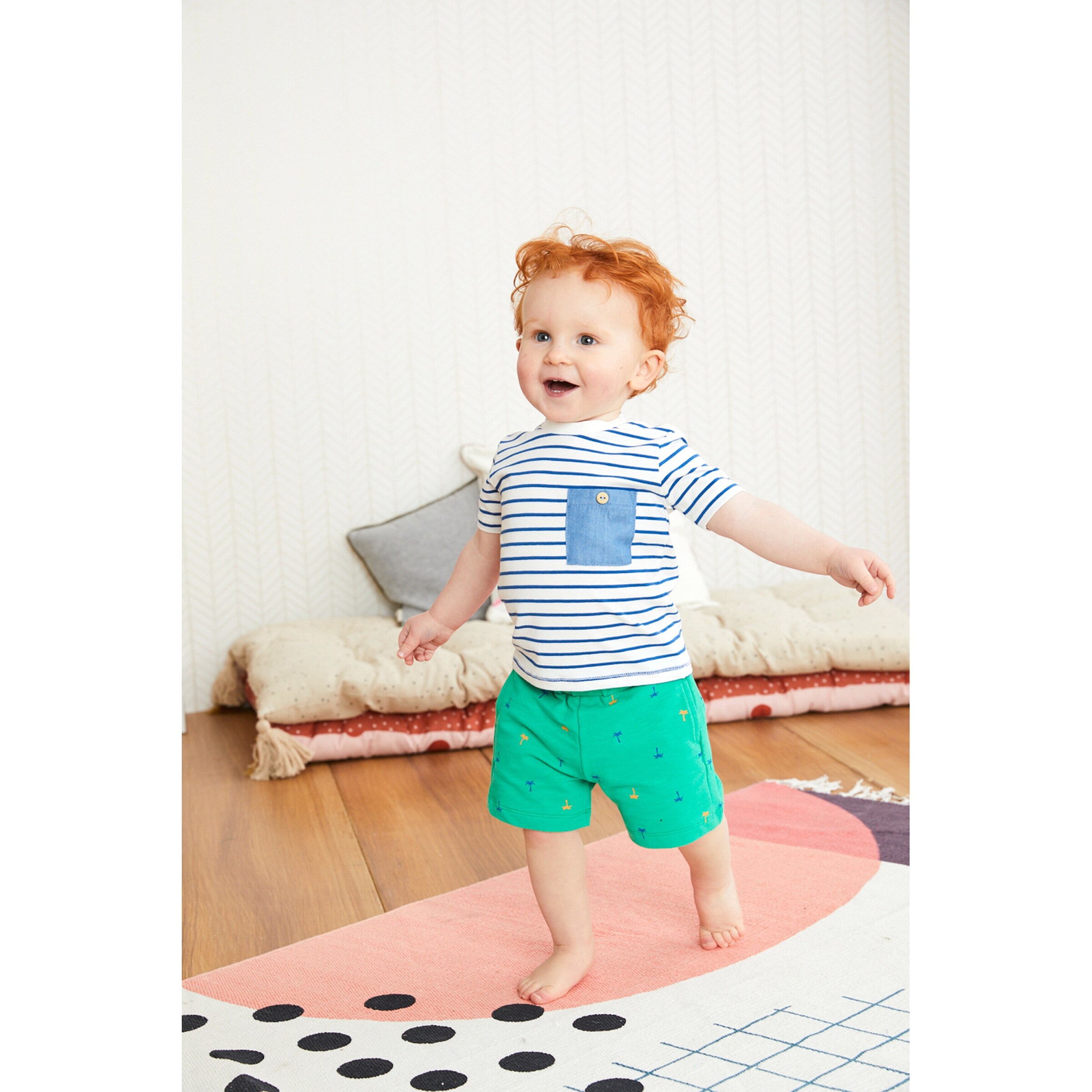 Lilletots - Captain Boys Shorts Palmen