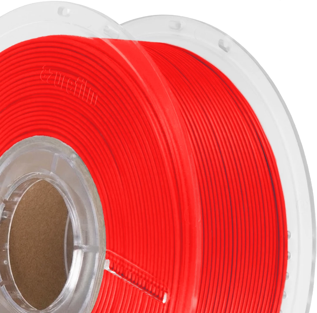 AzureFilm  PLA Neon Rot, 1,75 mm / 1000 g    Hochwertiger Druck mit guten mechanischen Eigenschaften