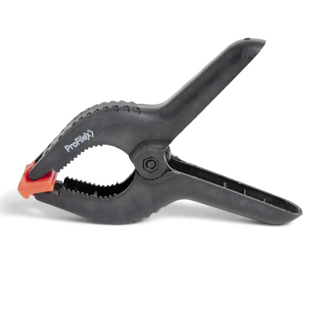Pince à ressort 150mm plastique noir