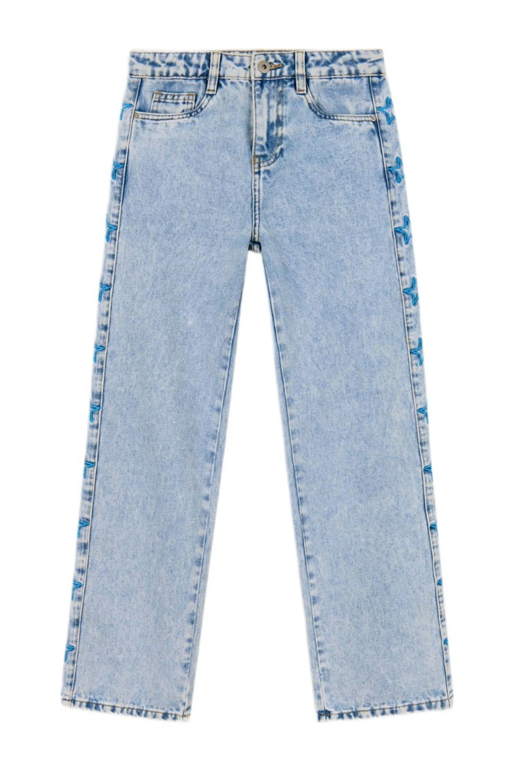 Shoeby straight regular waist medium blue denim