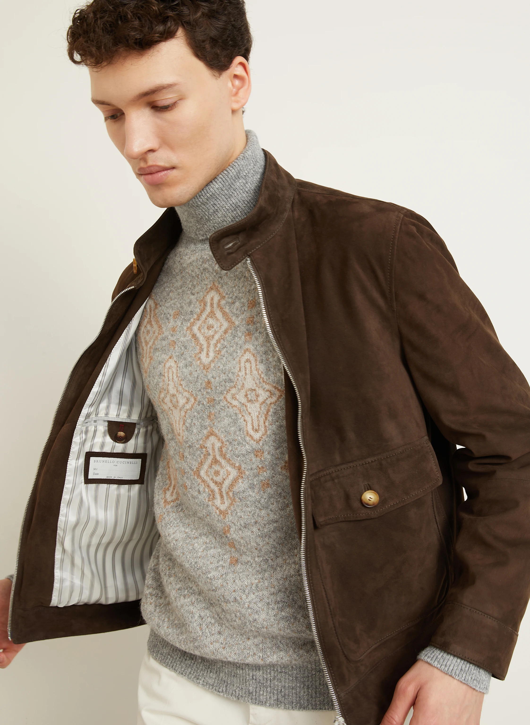 BRUNELLO CUCINELLI Lederjacke