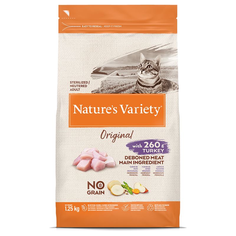 Nature's Variety Original No Grain Sterilised dinde