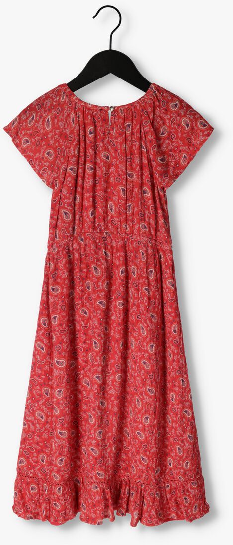 IKKS rode ikks maxi jurk robe longue mc
