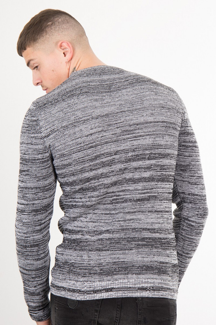 Pull en maille à rayures