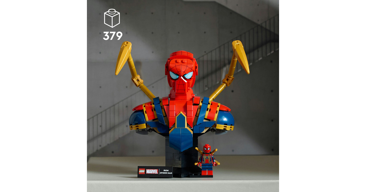 LEGOMarvel - Iron Spider-Man buste Constructiespeelgoed  (76326)