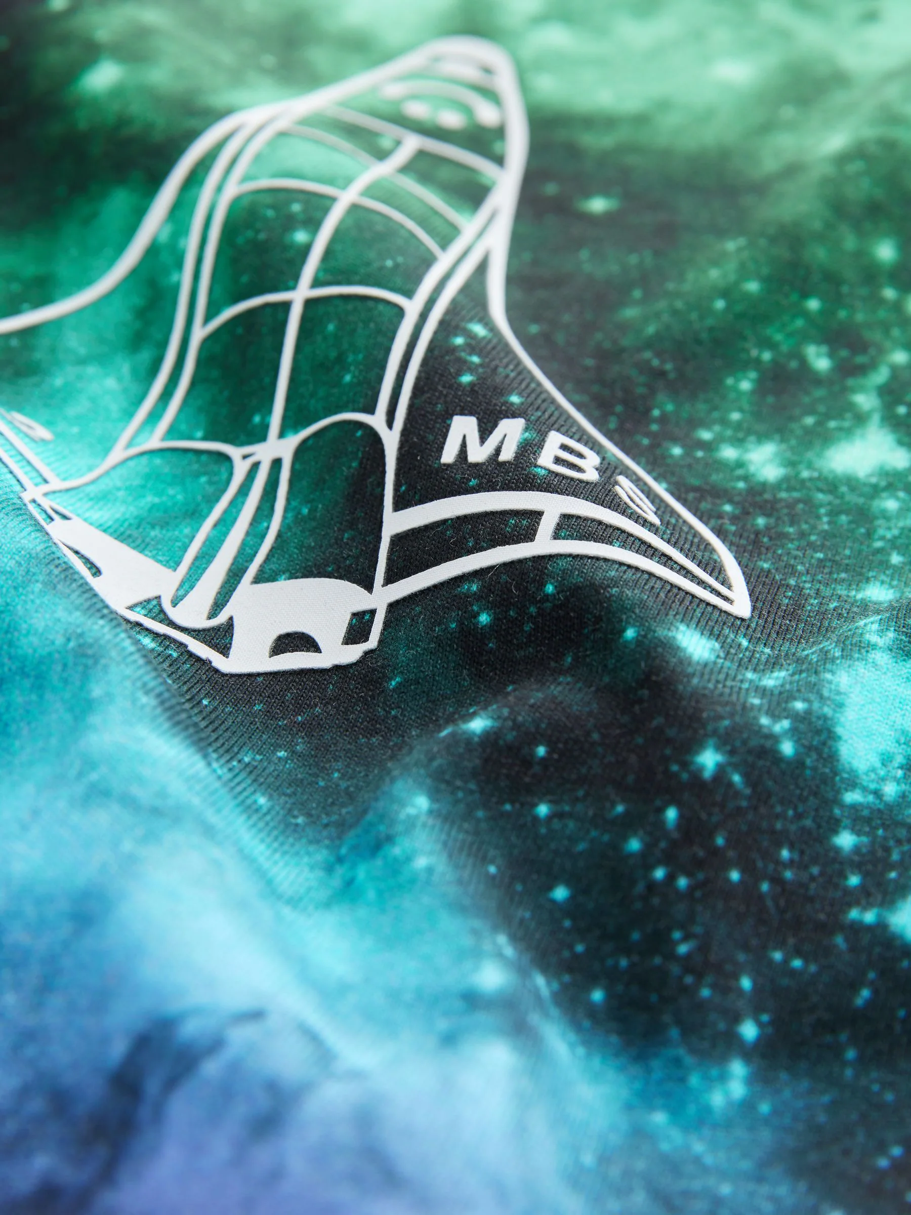 Multi - NASA T-shirt met korte mouwen (3-16jaar)