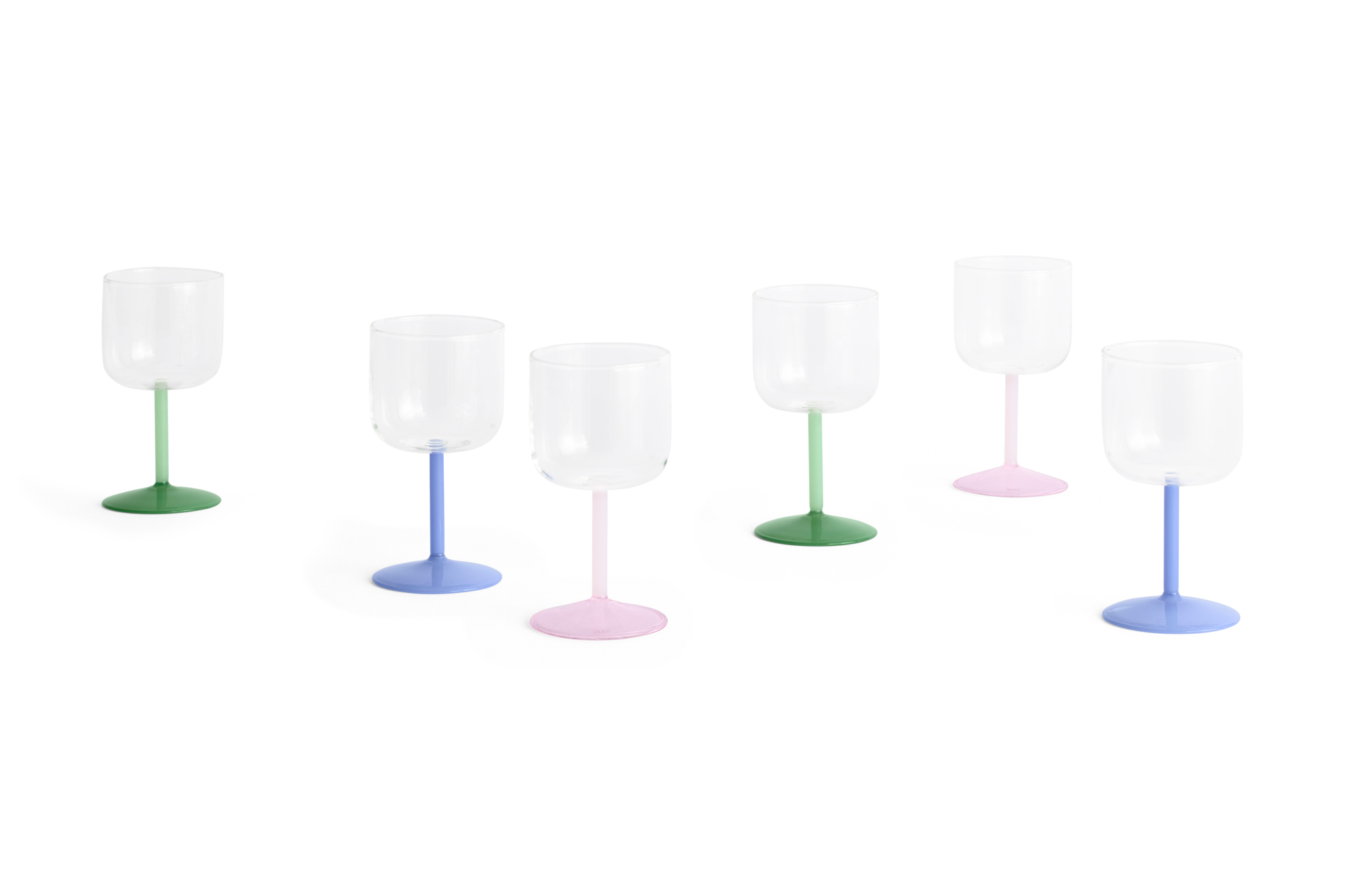 Wijnglas Tint Clear light pink - set van 2