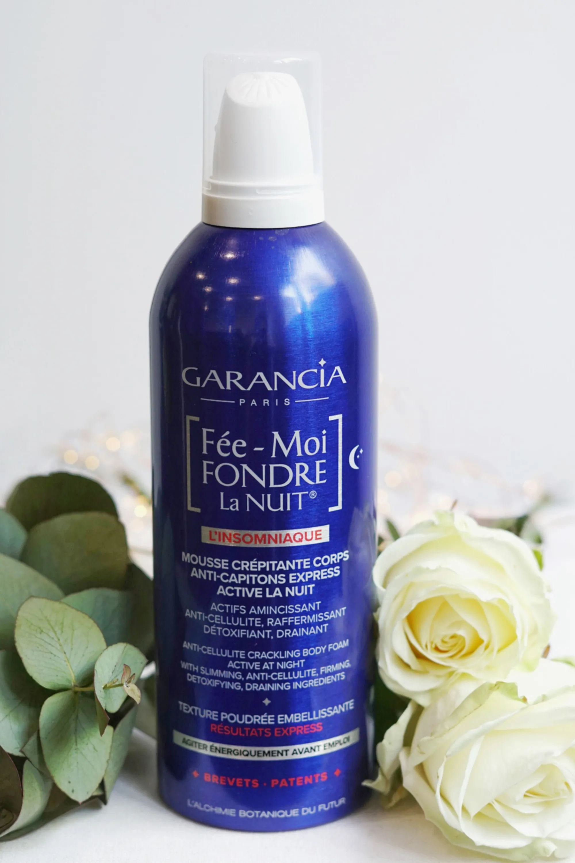 Garancia Mousse crépitante corps anti-capiton Fée-Moi Fondre La Nuit®-400 ml