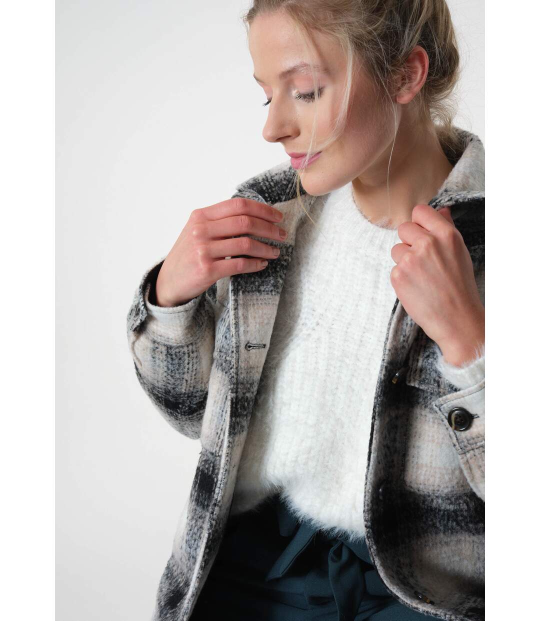 Blouson à carreaux ABELLE