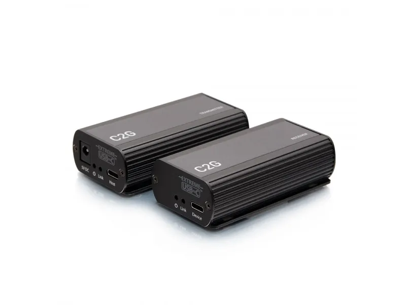 C2G 1-Port USB C Extender Transmitter to Receiver Kit - USB 3.2 Gen 1 - USB-forlængerkabel - op til 10 m