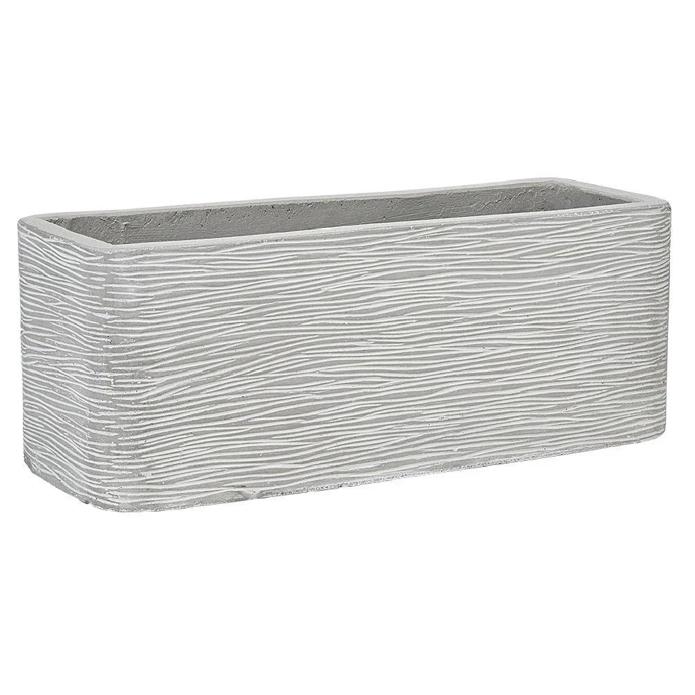 Jardinière ciment beige moyen modèle L60xl17xH17cm