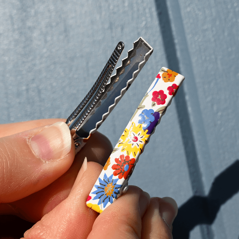 Petite Barrette Croco Tutti Fleuri