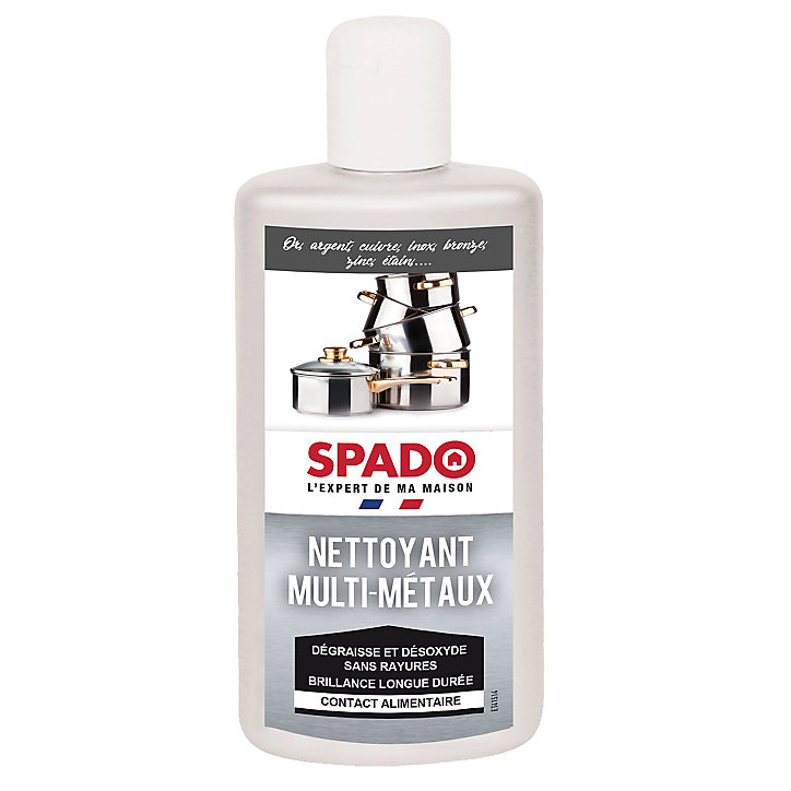 Nettoyant multi-métaux contact alimentaire Spado 250ml