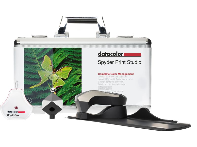 Datacolor Farbkalibrierung Spyder Print Studio Farbmanagement-Toolkit bestehend aus Spyder Print, Spyder Cube und Spyder Pro