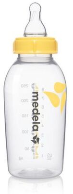 Medela Brystmelksflaske 250 ml Smokk M
