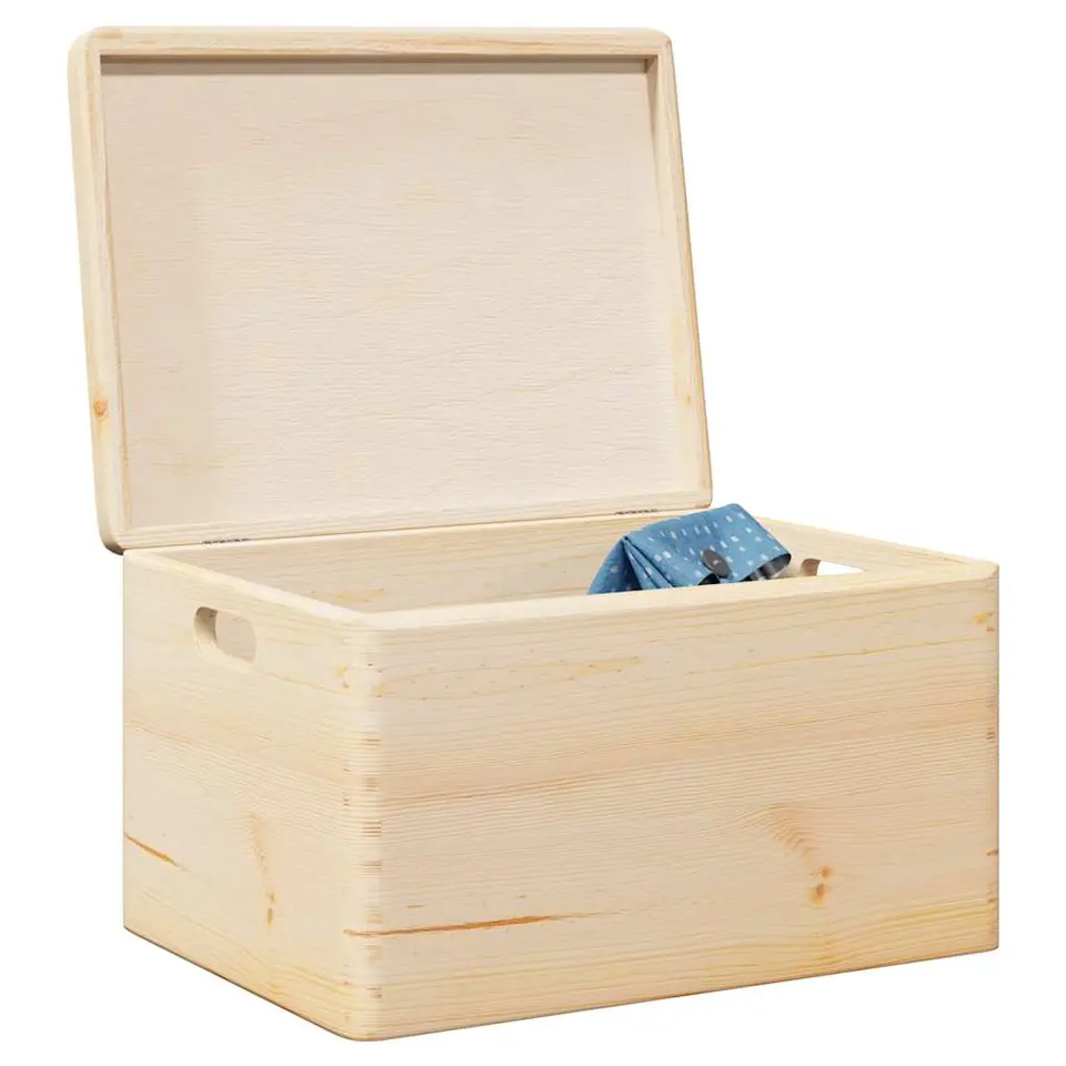 vidaXL - Houten Kist - Bruin - Grenenhout - 40 x 30 x 23 cm