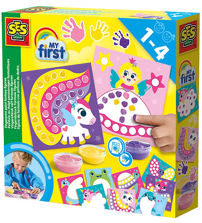 SES Creative Fingerfarbe - Meine erste - Fantasie Figuren