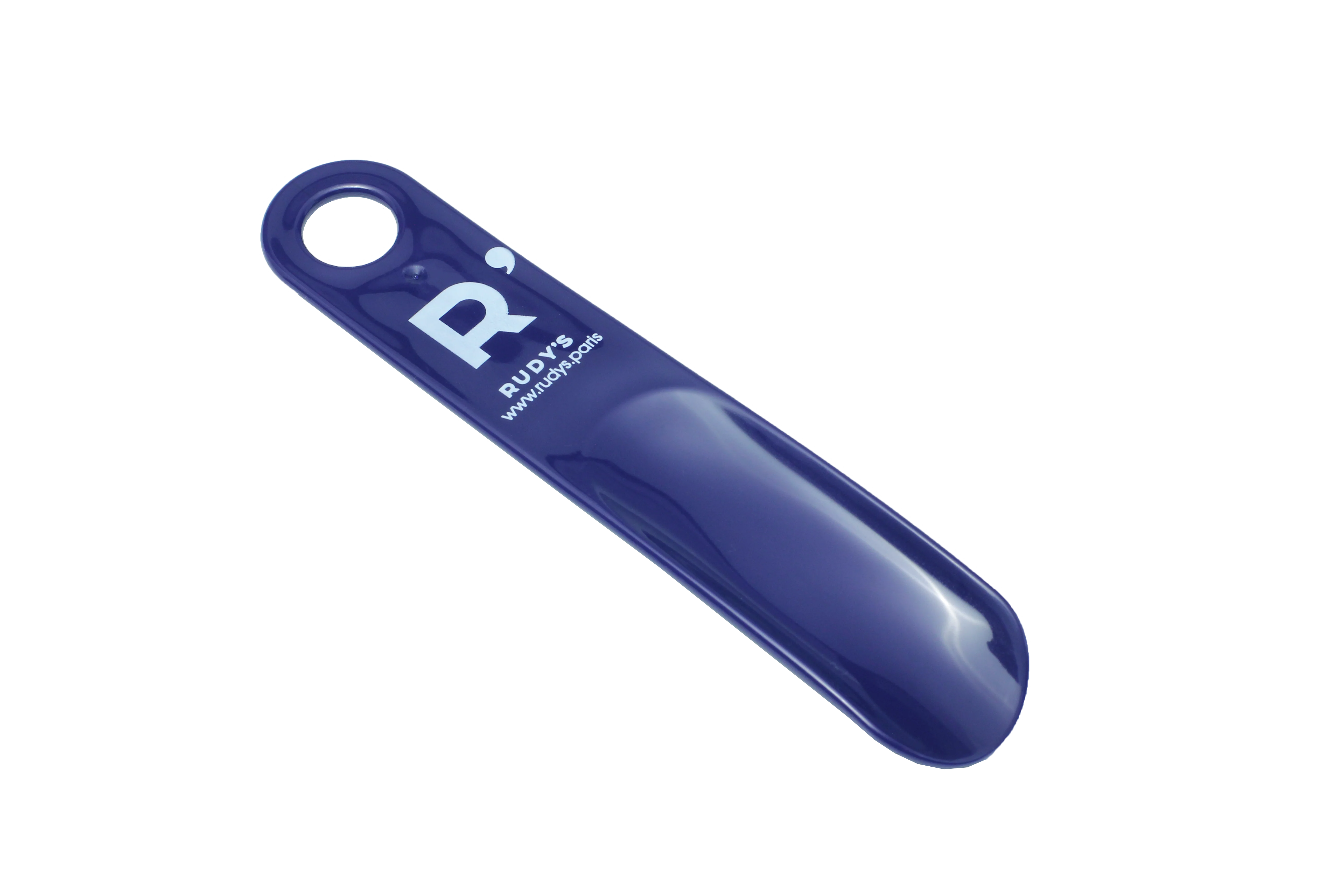 Chausse-pied-Chausse-pied en plastique bleu brandé, 19cm