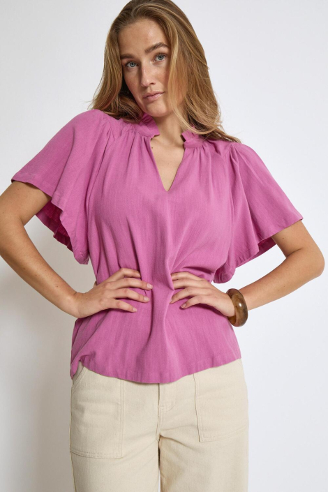 Peppercorn paarse dames blouse