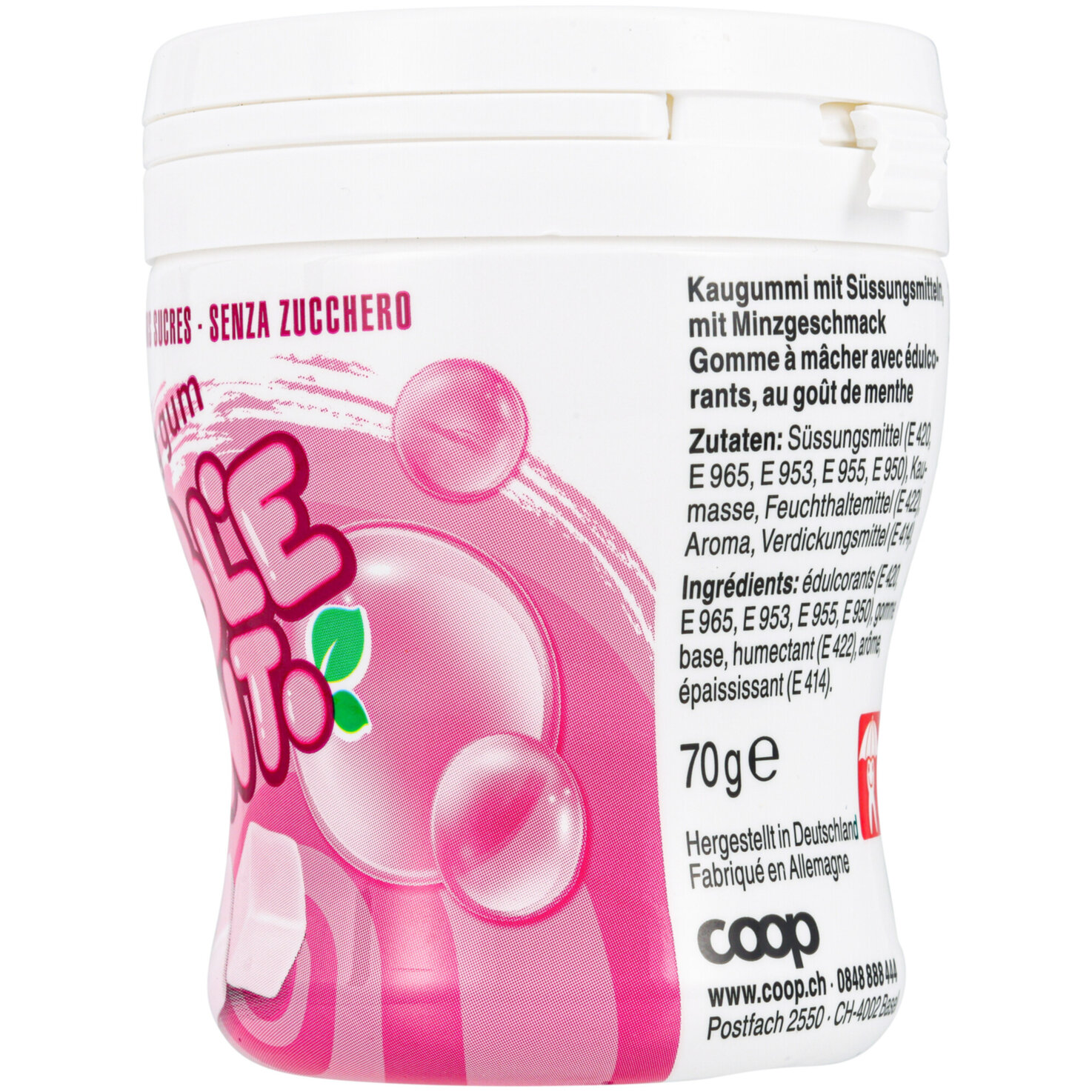 Prix Garantie Soft Bubble Mint Gum