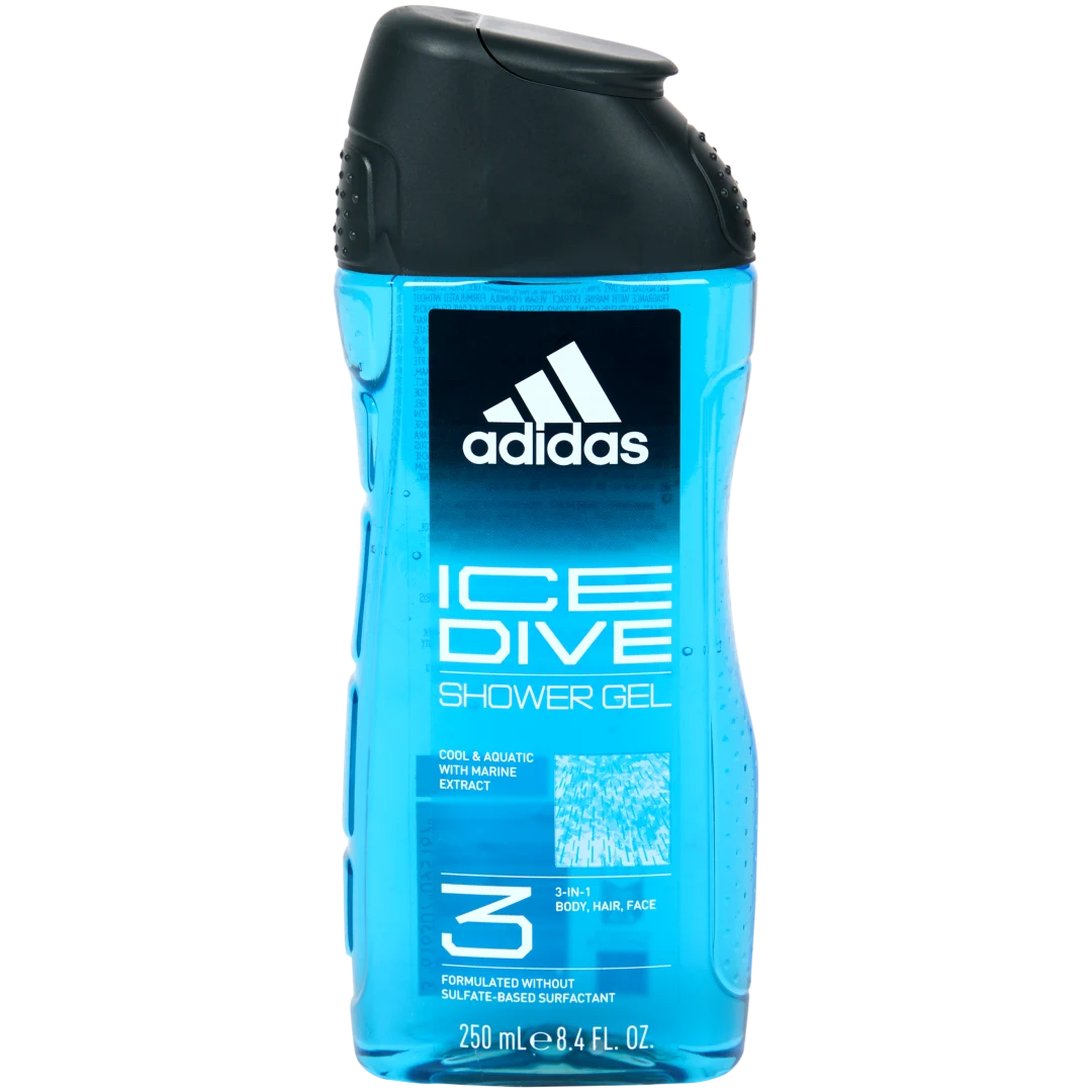 Gel douche 3-en-1 Adidas Ice Dive