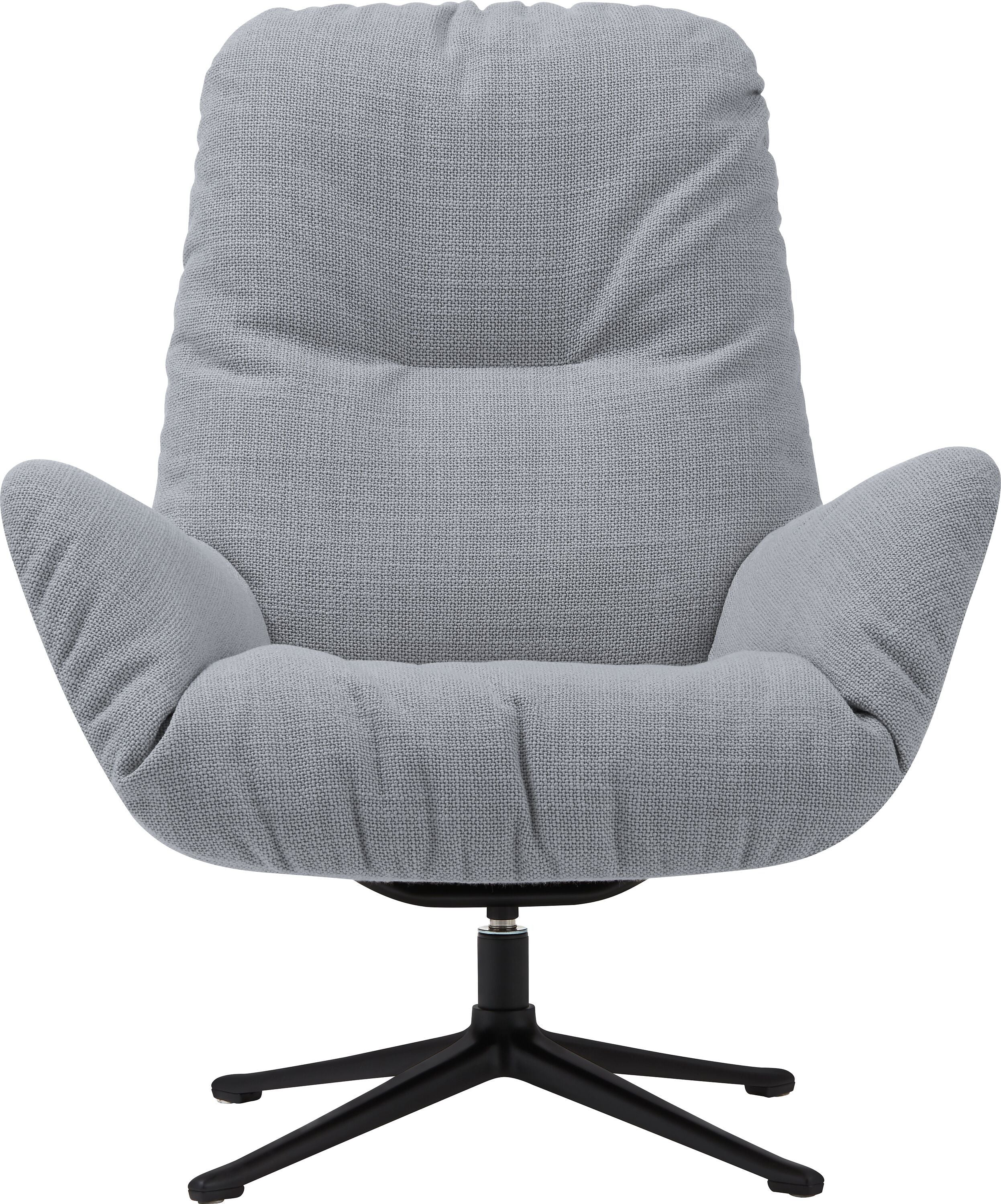 ANDRES Sessel - Hellgrau / B: 83.0 cm x T: 94.0 cm x H: 97.0 cm