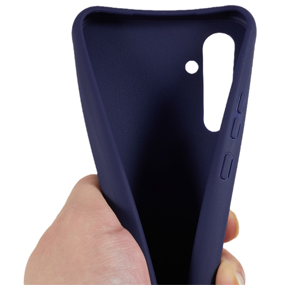 Samsung Galaxy A55 Necklace Gummi Case Hülle   Handykette (150cm) - Dunkelblau