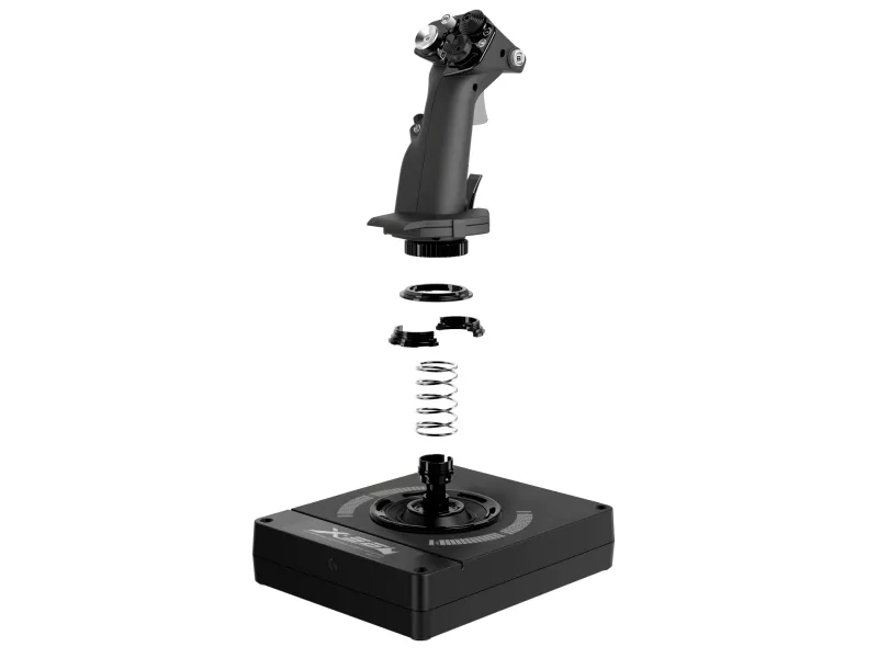 LOGITECH G Saitek Pro Flight X56 Rhino - Joystick og speeder - kabling - for PC