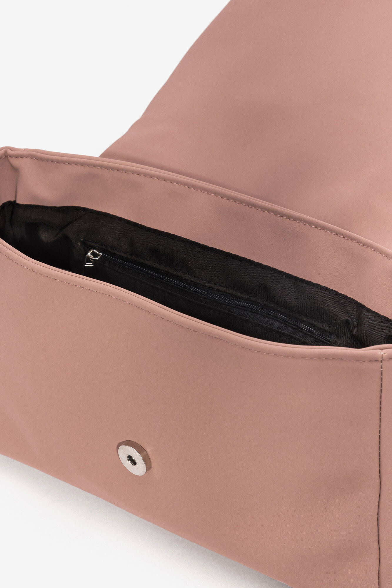 Bolsa de ombro lisa - rosa
