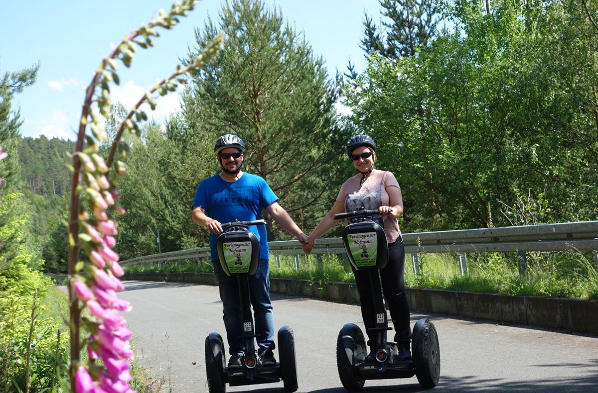 Segway fahren in Talsperre Leibis/Lichte