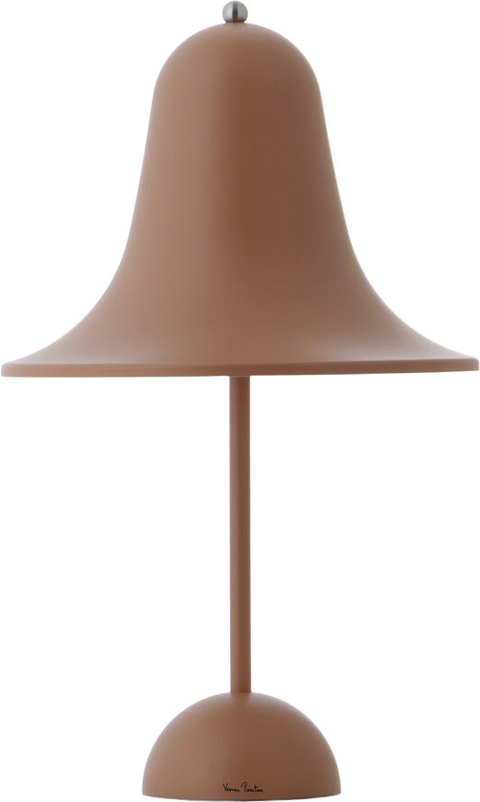 Verpan Pantop Ø18 Portable Table Lamp Matt terracotta
