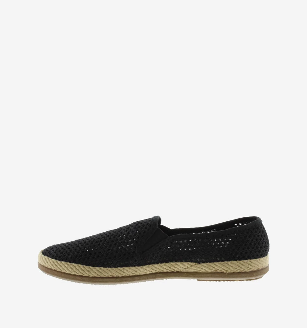 ANDRÉ CAMPING ÉLASTIQUES MESH Baskets sans lacet pour homme NEGRO