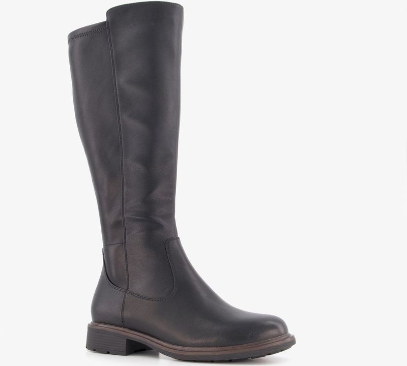 Softline dames laarzen met H leest zwart - Maat 36