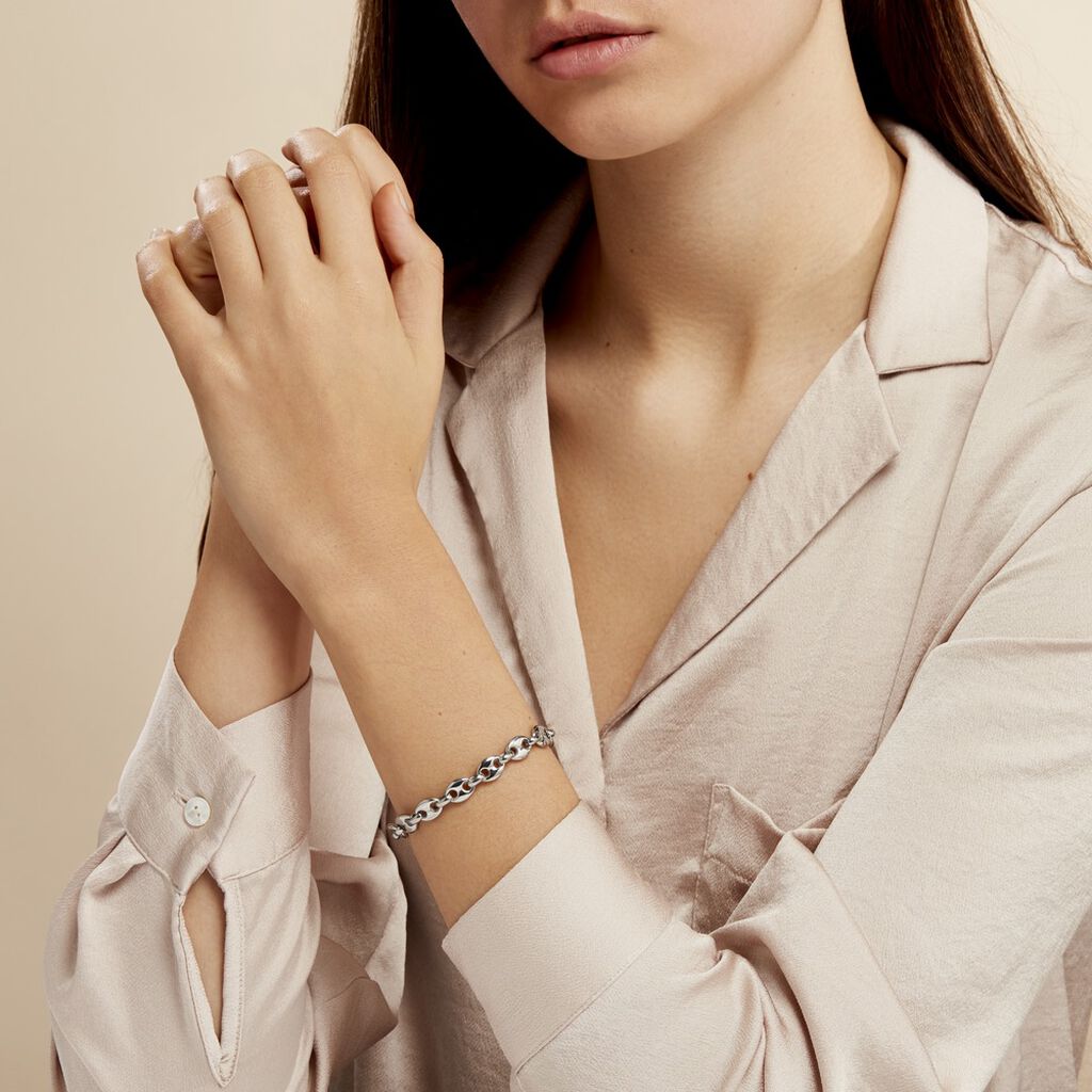Bracelet Cadia Acier Blanc