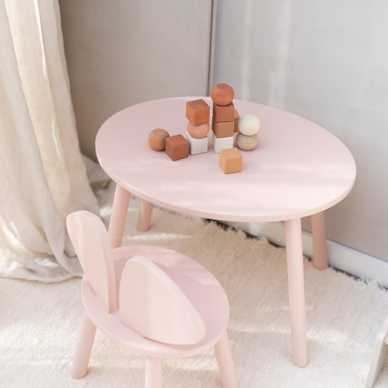 Nofred Mouse kinderstoel gelakt oak