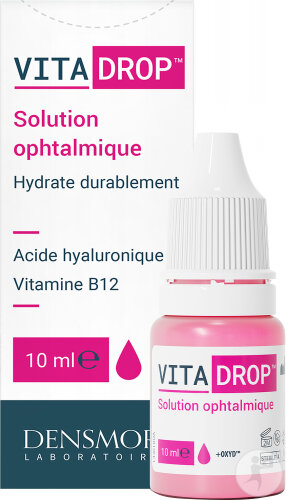 Laboratoire Densmore Vitadrop Sècheresse Oculaire Solution Ophtalmique Flacon 10ml