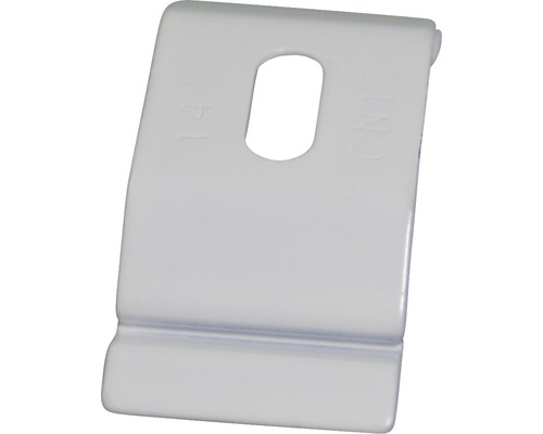 Aluminium plafondclip 89 & 127 mm wit