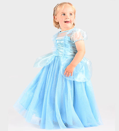 Den Goda Fen Kostüm - Dress Princess m. Tiara