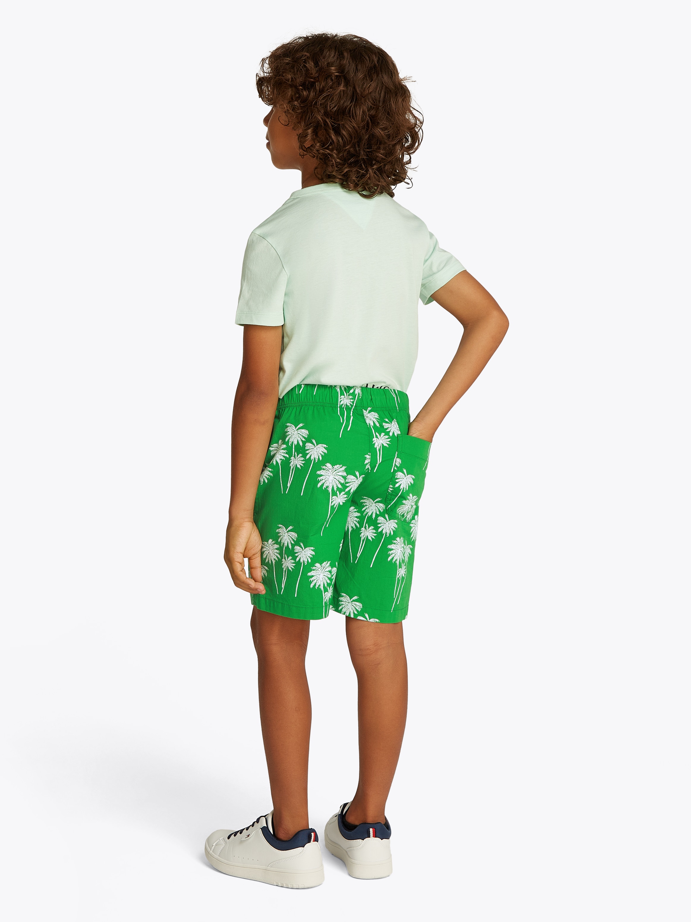 Tommy Hilfiger Shorts »STRETCH POPLIN PRINTED SHORT«  mit Palmenprint