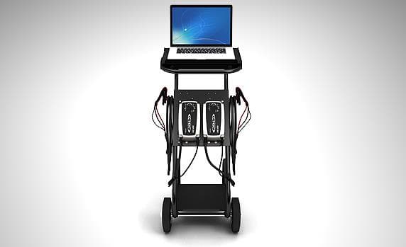 Ctek Trolley Pro, Multimedia cart, Svart, Stål, 3 hyller, 1060 mm, 490 mm