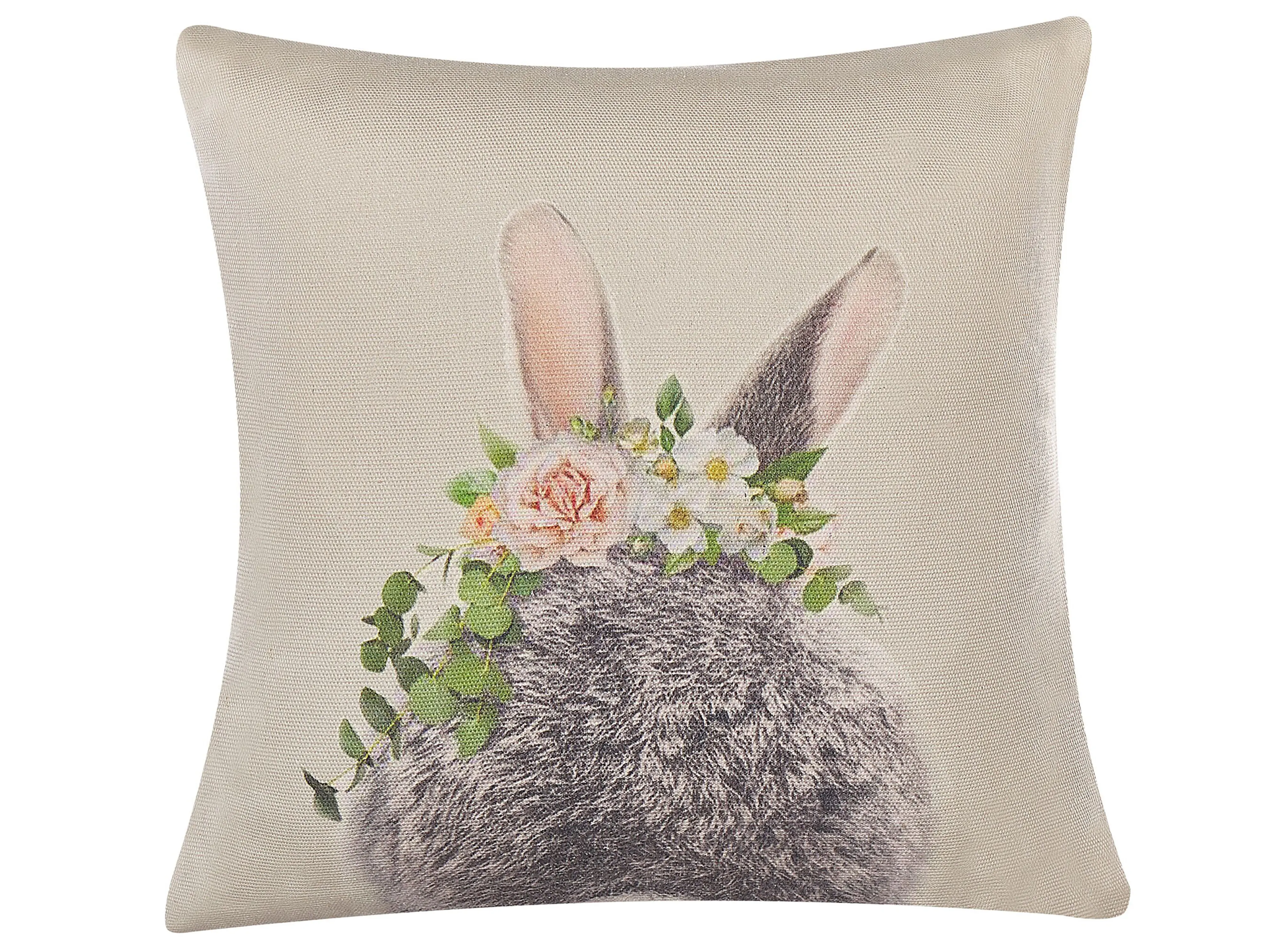 Set van 2 sierkussens FATSIA Katoen 45 x 45 cm Taupe