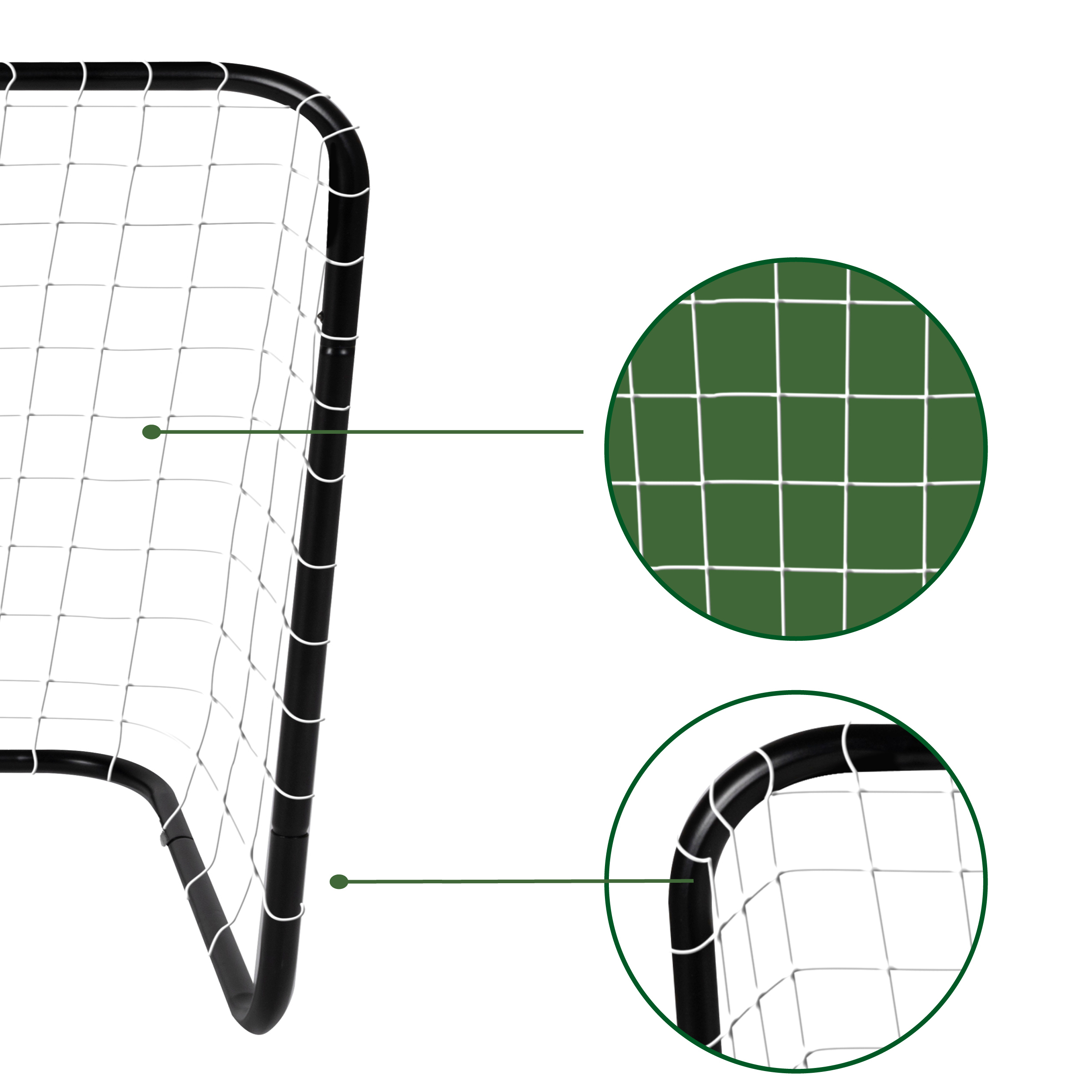 Fussballtor 78 x 56 cm 2er Set
