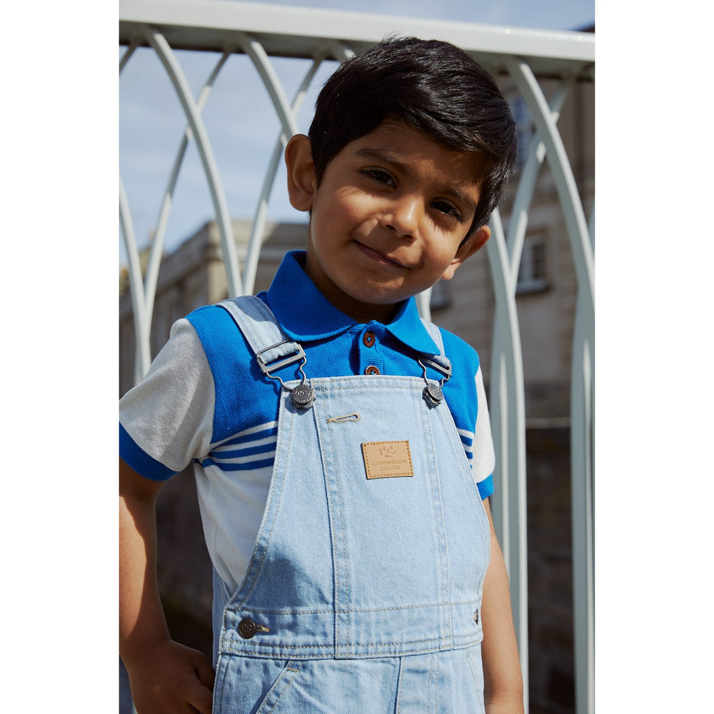 Køb COPENHAGEN COLORS Super Lt Blue Indigo Washed Organic Smækbukser