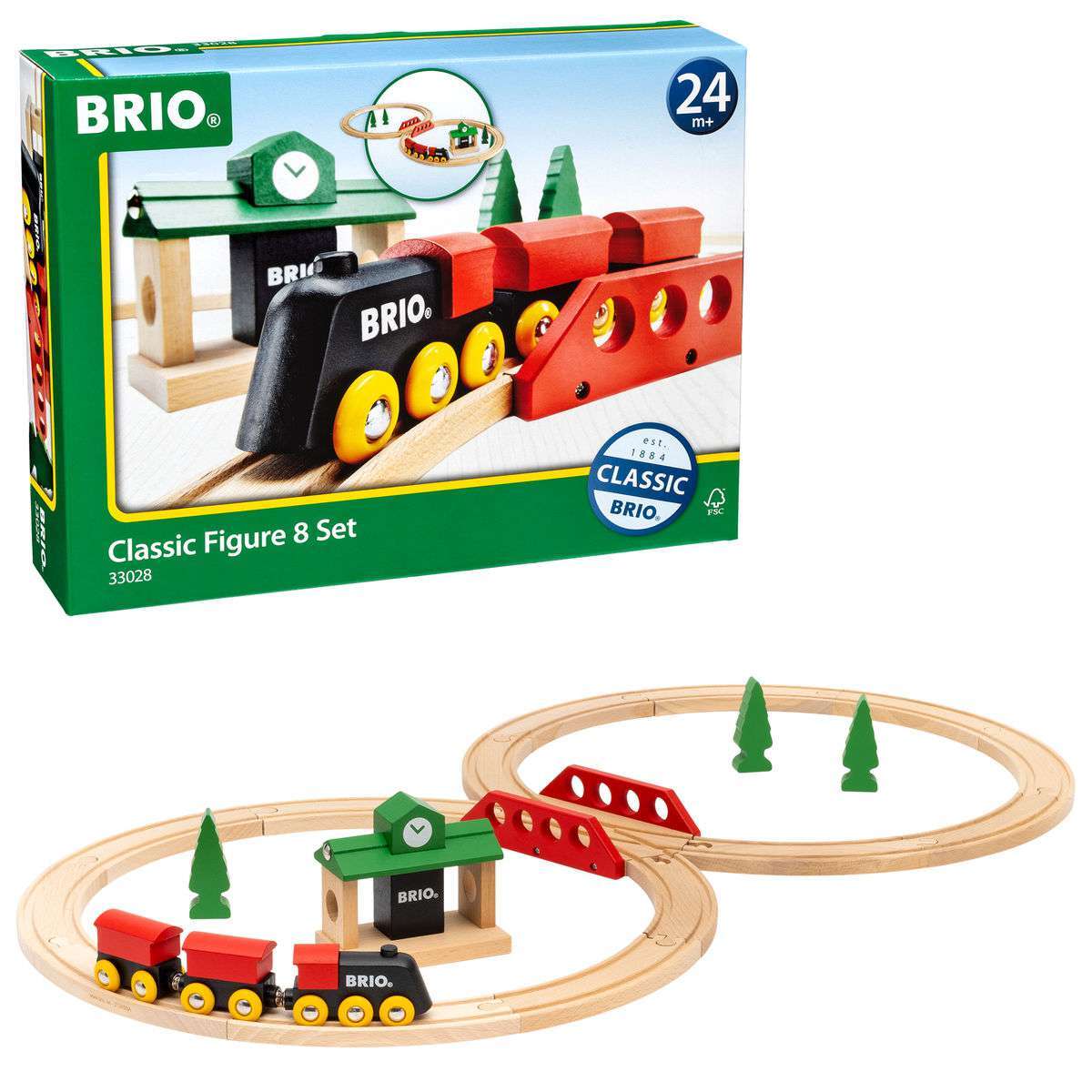 BRIO Spiel Bahn Acht Set - Classic Line