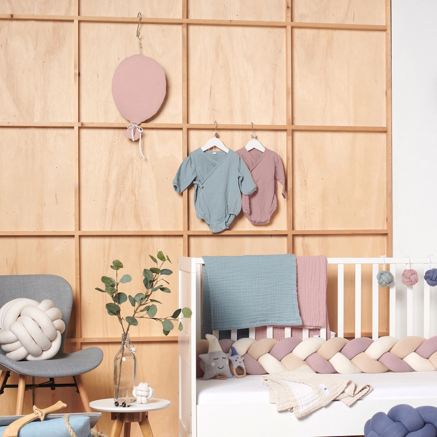 Nordic Coast Company Dekokissen Ballon rosa