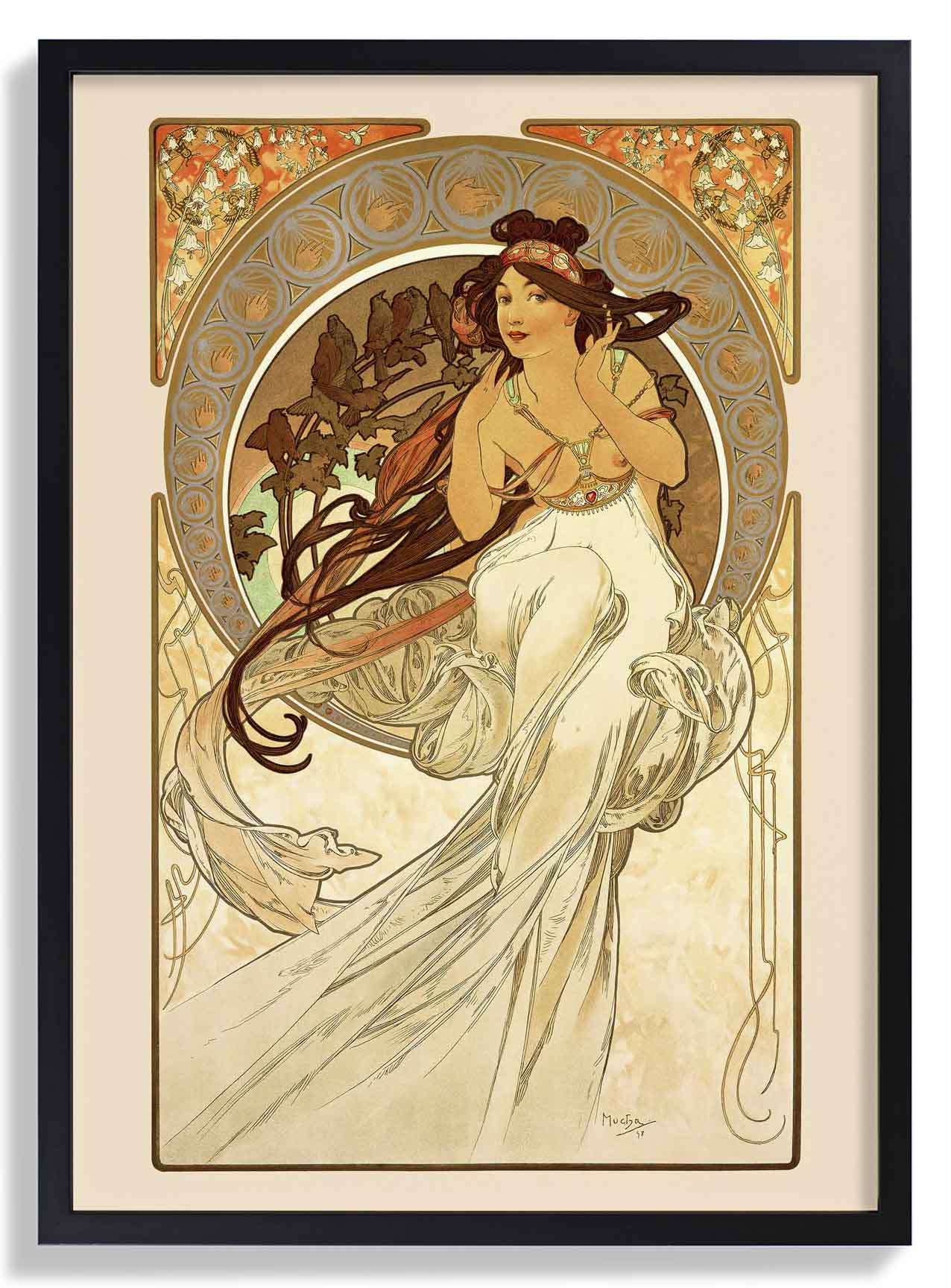 Die Kunst Musik von Alphonse Mucha