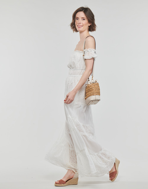 Guess - ZENA LONG DRESS - Blanc