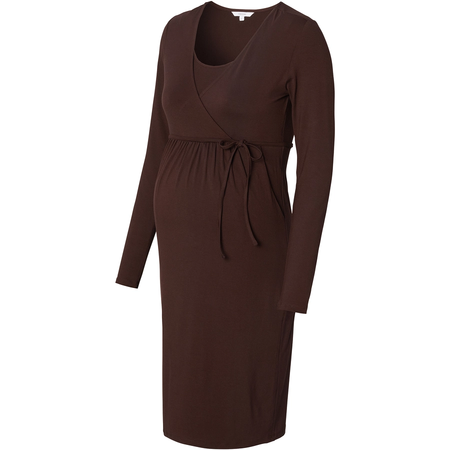 Noppies Still-Kleid Gaja nursing bi-stretch dress Coffee Bean