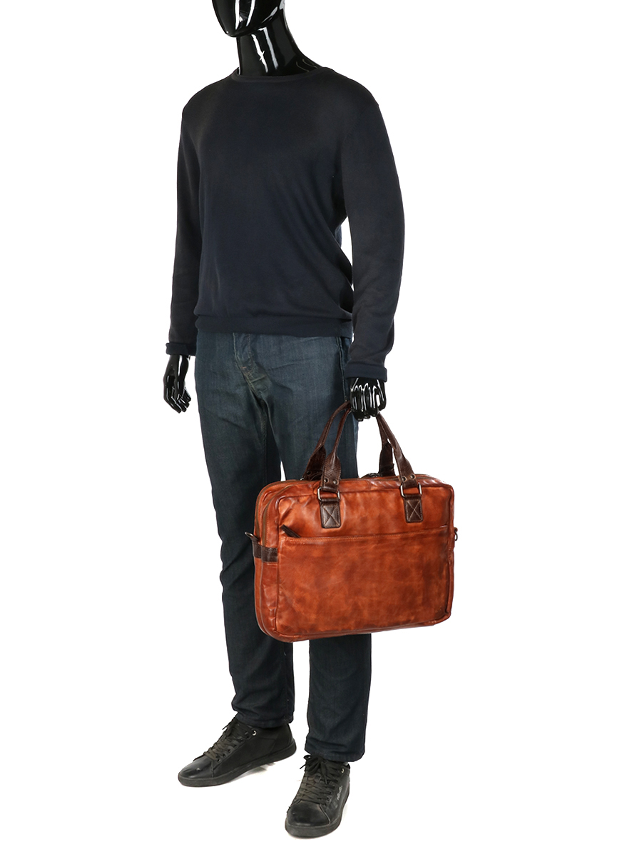 Sacoche ordinateur Bear Design Cow Lavato Leandro 14 pouces