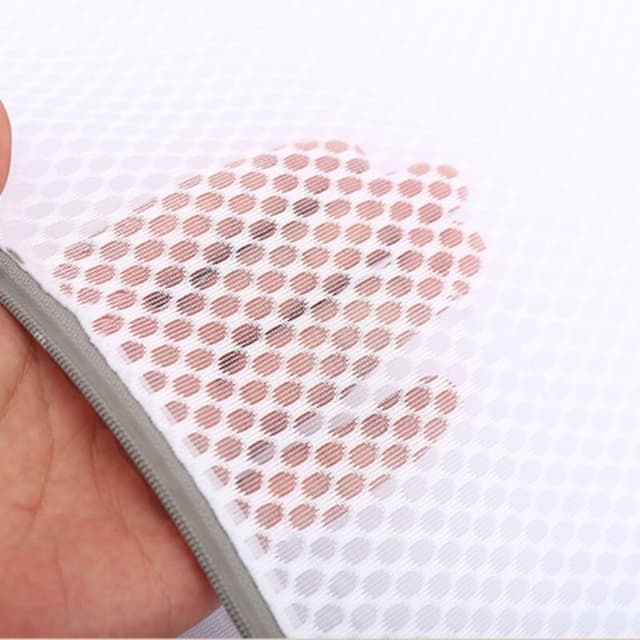 Lynlås mesh vasketøjspose kan maskinvaskes XL